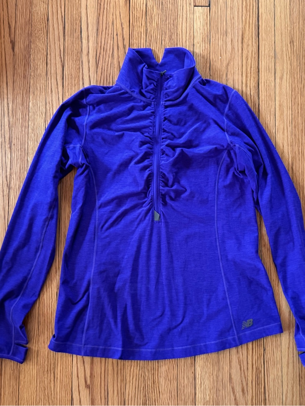 New Balance In Transit Half Zip - purple - large